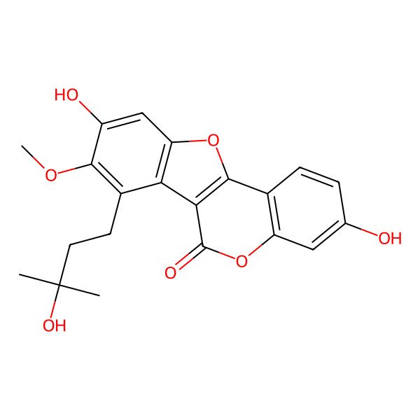 2D Structure of Mirificoumestan hydrate