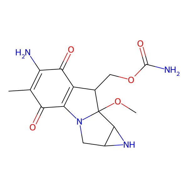 2D Structure of Mitomycin C