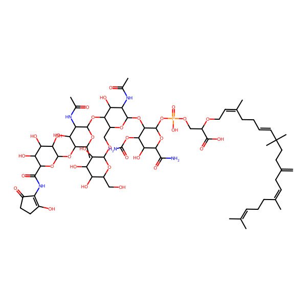 2D Structure of Moenomycin-B2
