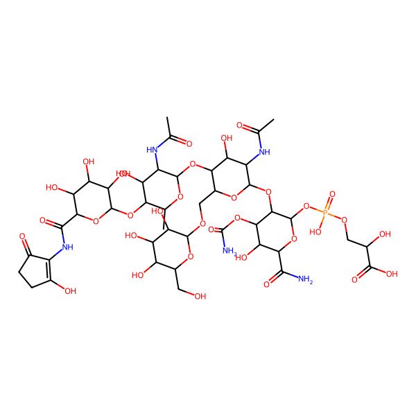 2D Structure of Moenomycin H