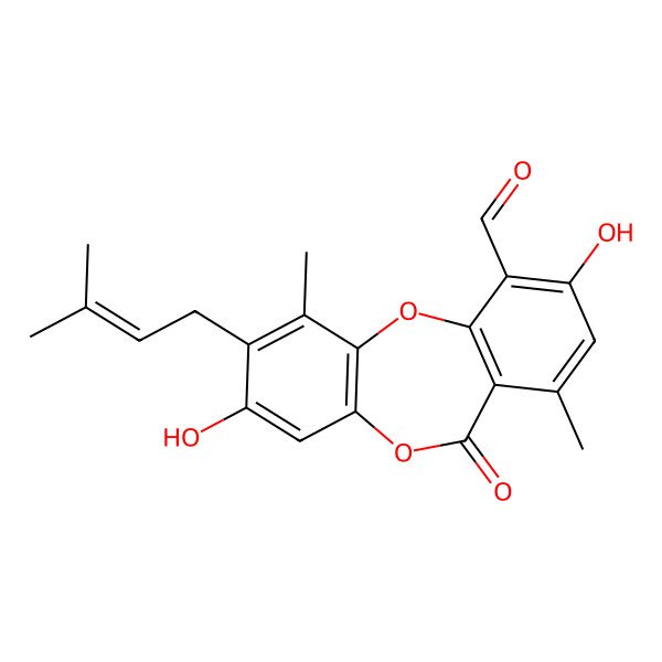 2D Structure of Mollicellin G