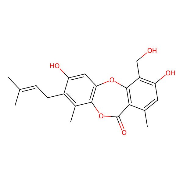2D Structure of Mollicellin I