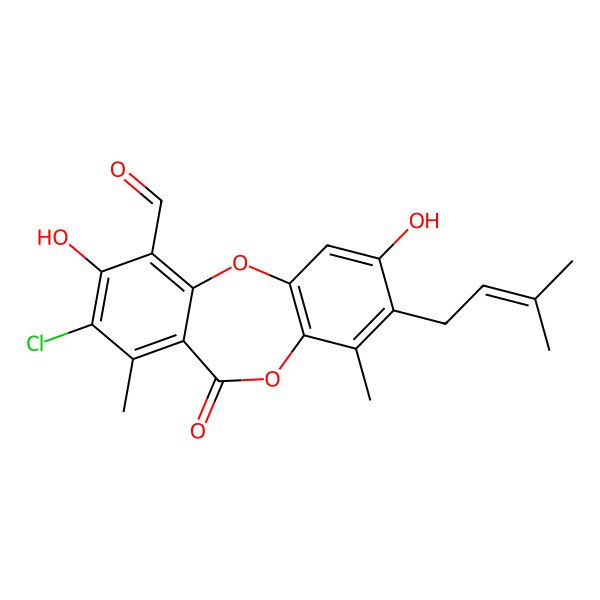 2D Structure of Mollicellin J