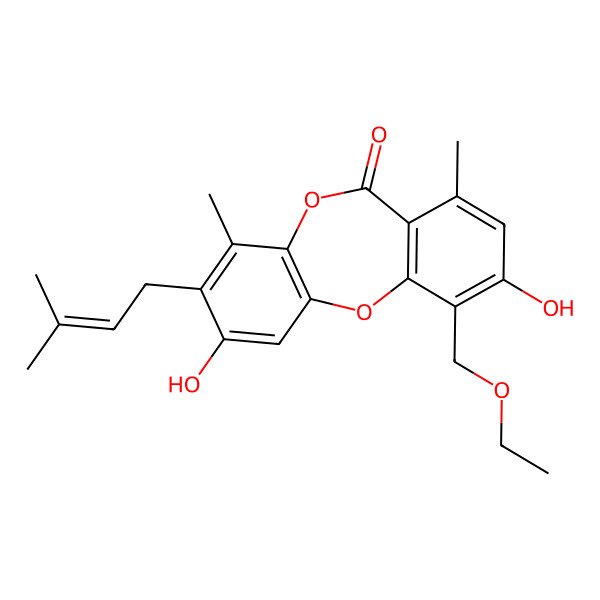 2D Structure of Mollicellin O
