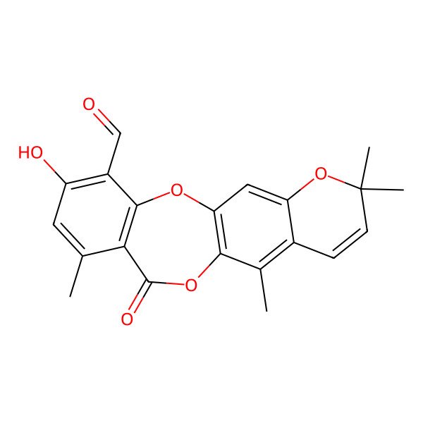 2D Structure of Mollicellin R