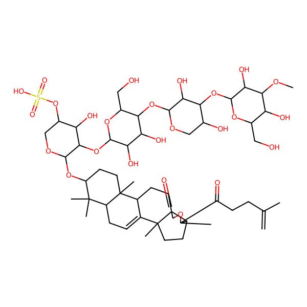 2D Structure of Mollisoside B1
