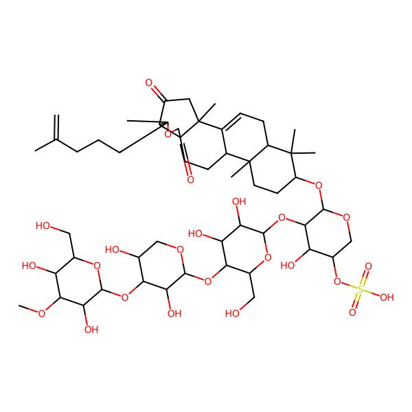 2D Structure of Mollisoside B2