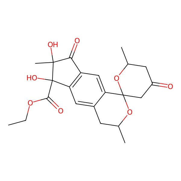 2D Structure of Monascuspirolide A