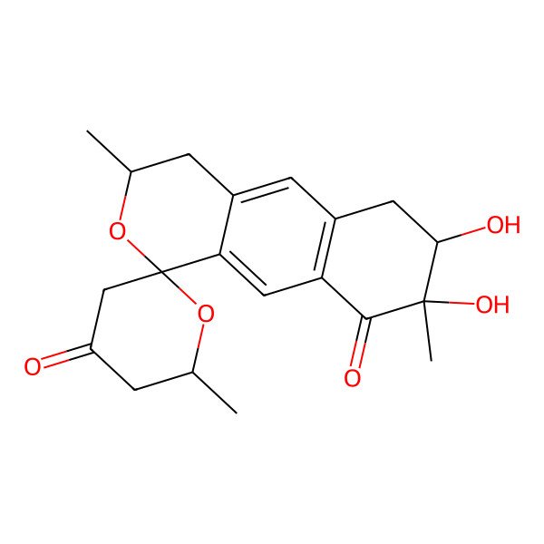 2D Structure of Monascuspirolide B