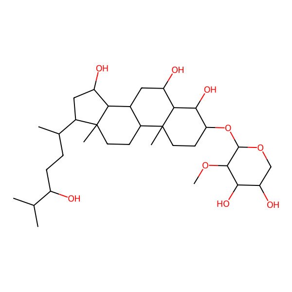 2D Structure of Moniloside C