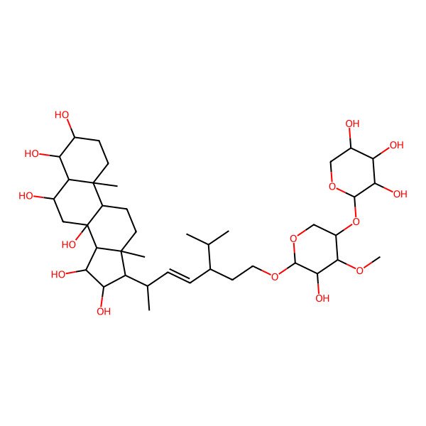 2D Structure of Moniloside F