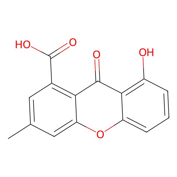 2D Structure of Monodictyxanthone