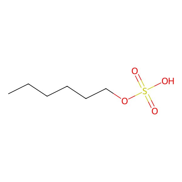2D Structure of Monohexyl sulfate