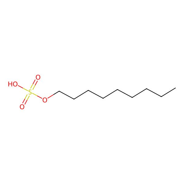 2D Structure of Monononyl sulfate