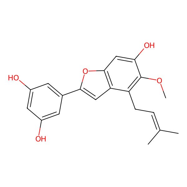 2D Structure of Moracin T