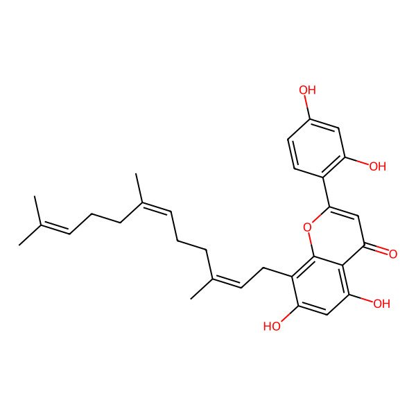 2D Structure of Moralbanone