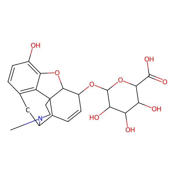 2D Structure of Morphine 6-glucuronide
