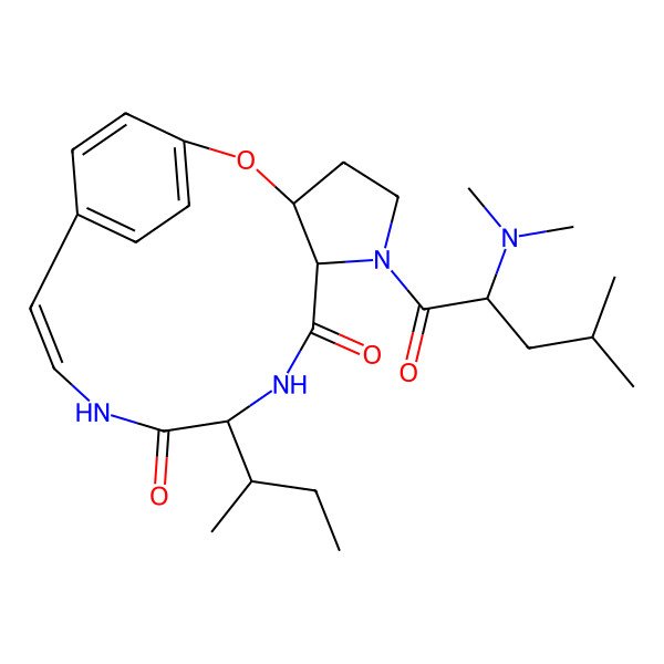 2D Structure of Mucronine J 2D Structure of Mucronine J