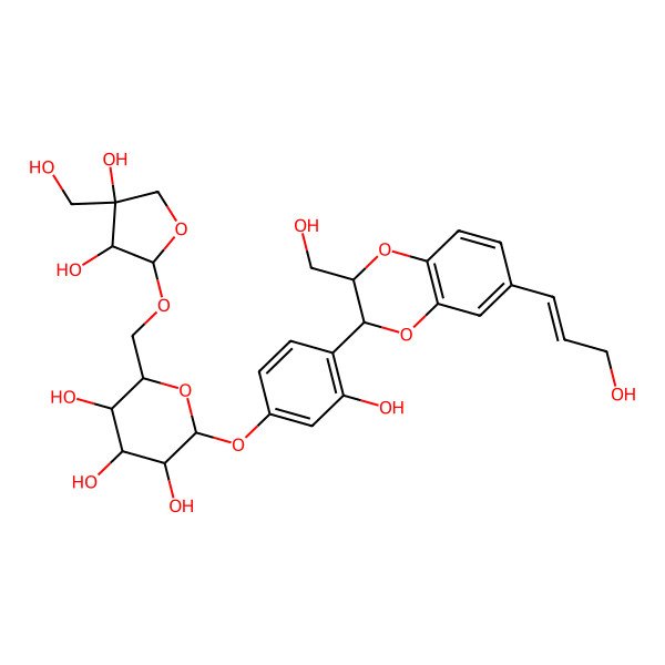 2D Structure of Multifidoside A