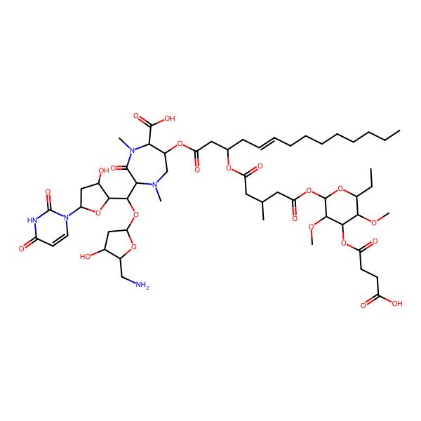 2D Structure of Muraminomicin C