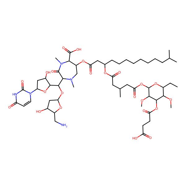 2D Structure of Muraminomicin E1