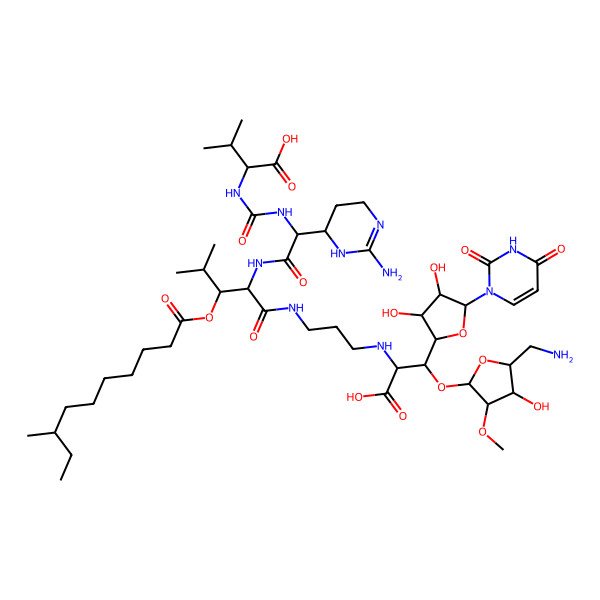 2D Structure of Muraymycin B1