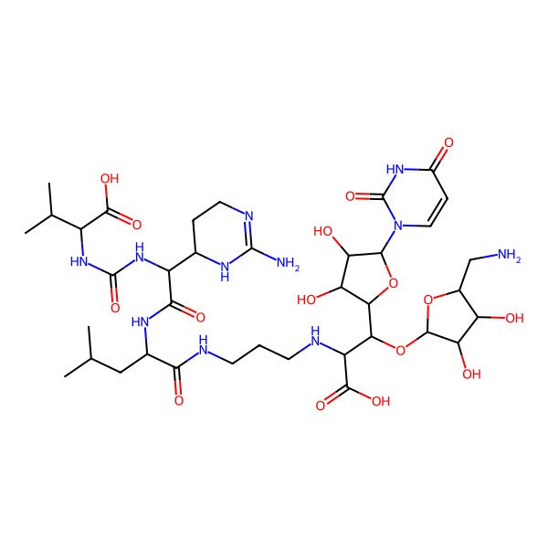 2D Structure of Muraymycin D2