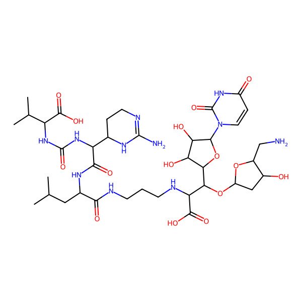 2D Structure of Muraymycin D3