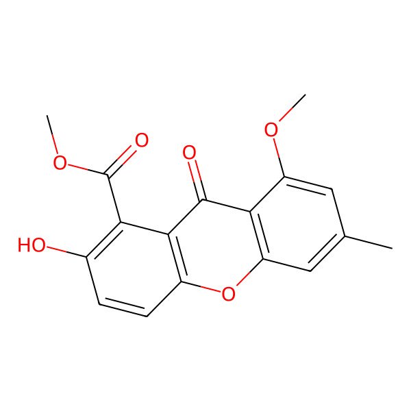 2D Structure of Muroxanthenone B
