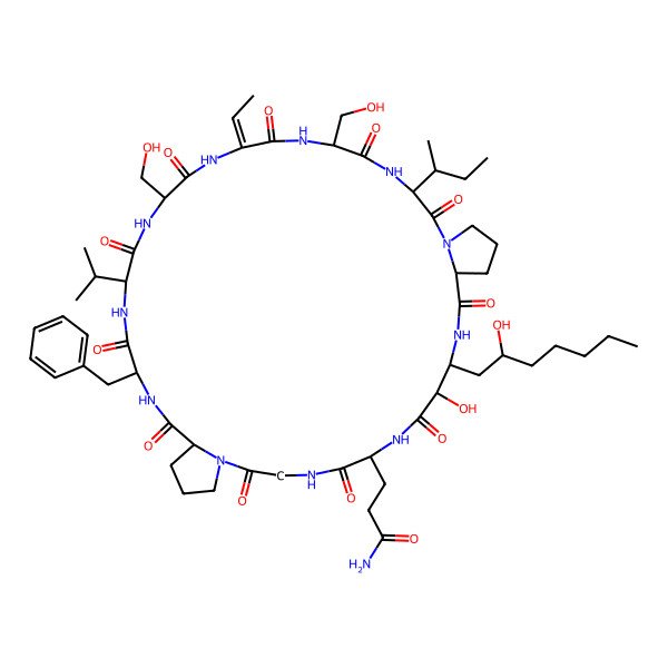 2D Structure of Muscotoxin C