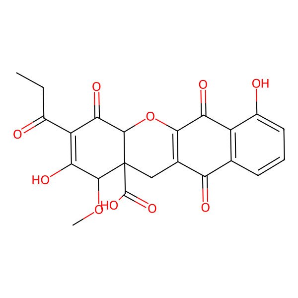 2D Structure of Mutaxanthene A