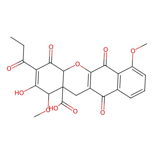 2D Structure of Mutaxanthene B