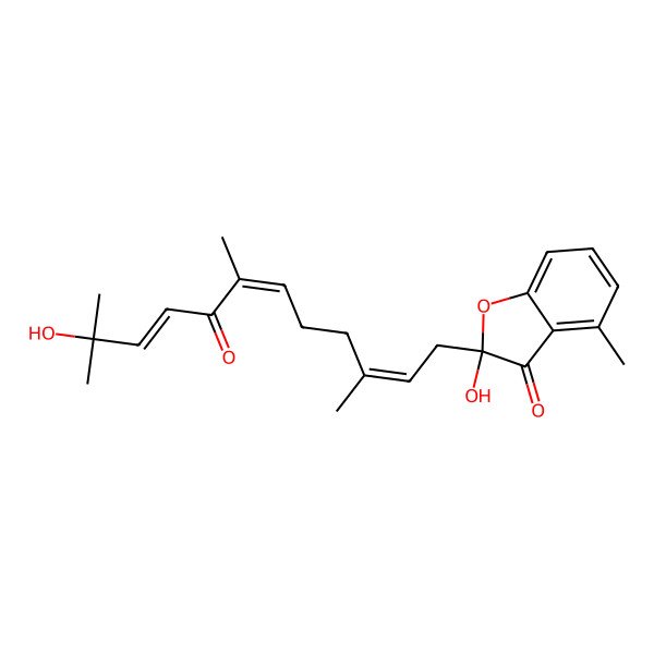 2D Structure of mutisicoumaranone C 2D Structure of mutisicoumaranone C