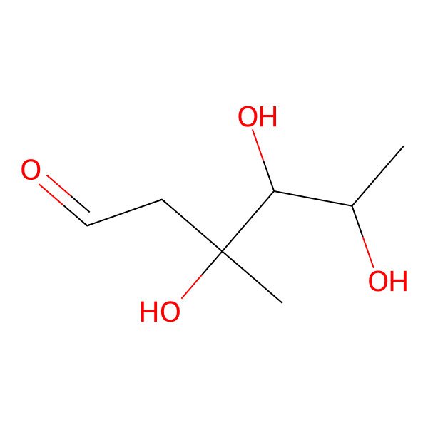 2D Structure of 2,6-Dideoxy-3-C-methyl-L-ribo-hexose