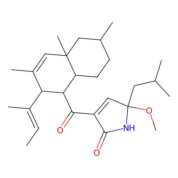 2D Structure of Myceliothermophin C