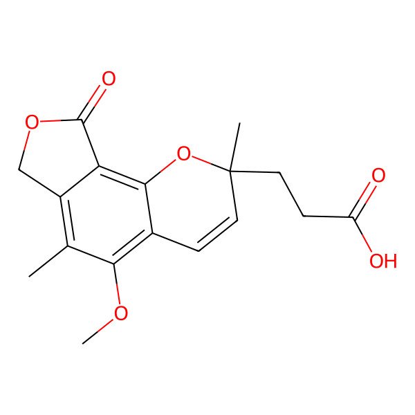 2D Structure of Mycochromenic acid