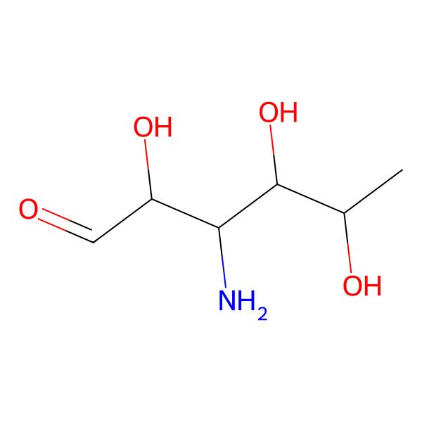 2D Structure of Mycosamine