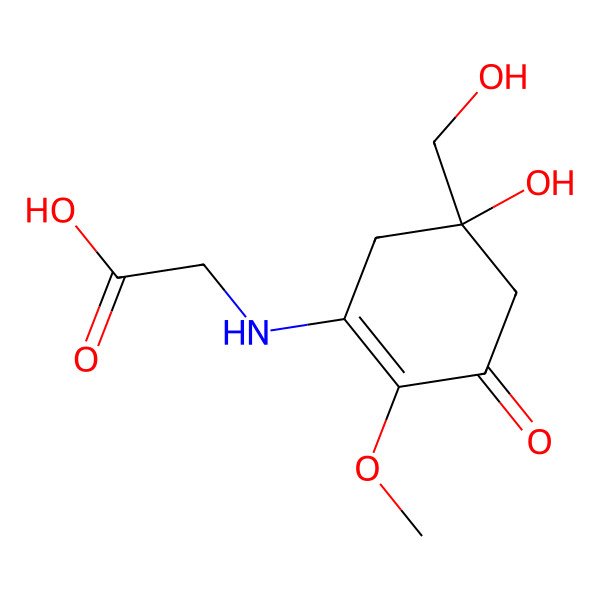 2D Structure of Mycosporine glycine
