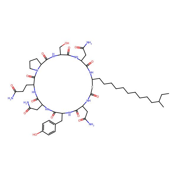 2D Structure of Mycosubtilin D