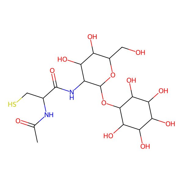 2D Structure of Mycothiol