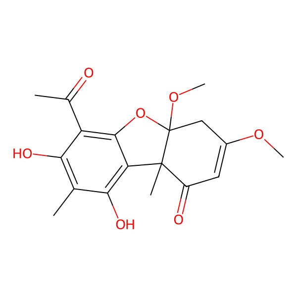 2D Structure of Mycousfuran A