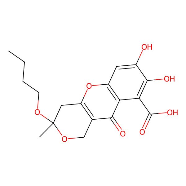 2D Structure of Myxotrichin A