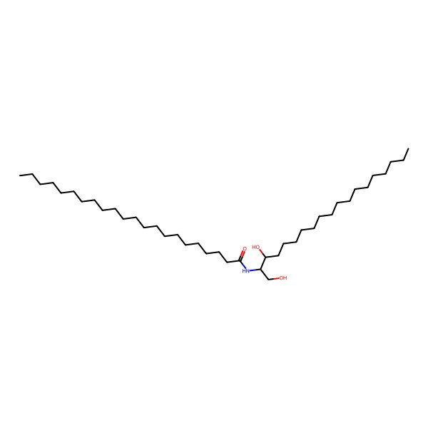 2D Structure of N-(1,3-dihydroxynonadecan-2-yl)docosanamide