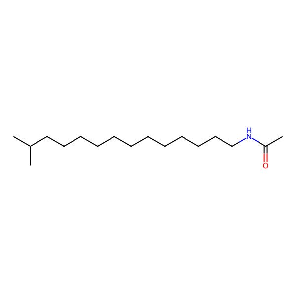 2D Structure of N-(13-Methyltetradecyl)acetamide 2D Structure of N-(13-Methyltetradecyl)acetamide
