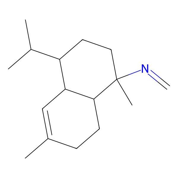 2D Structure of N-(1,6-dimethyl-4-propan-2-yl-3,4,4a,7,8,8a-hexahydro-2H-naphthalen-1-yl)methanimine