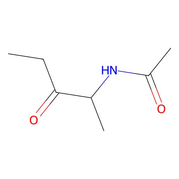 2D Structure of N-[(1S)-1-methyl-2-oxobutyl]acetamide