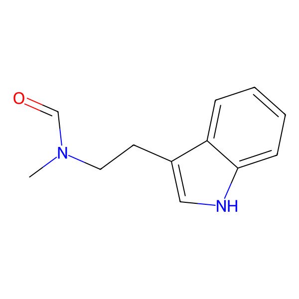 2D Structure of N-(2-(1H-Indol-3-yl)ethyl)-N-methylformamide