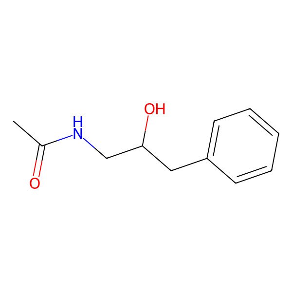 2D Structure of N-(2-hydroxy-3-phenylpropyl)acetamide