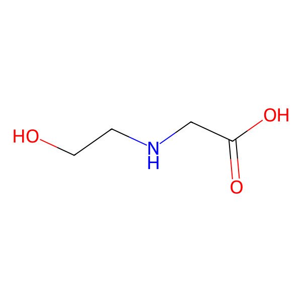 2D Structure of N-(2-Hydroxyethyl)glycine