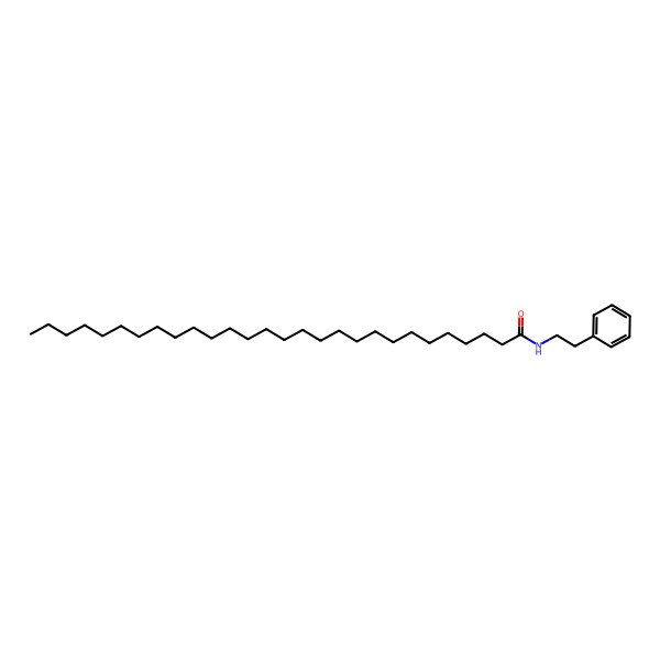 2D Structure of N-(2-phenylethyl)octacosanamide